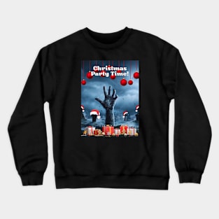 Christmas Zombie Hand Crewneck Sweatshirt